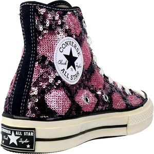 Sequin pink converse sneakers holiday